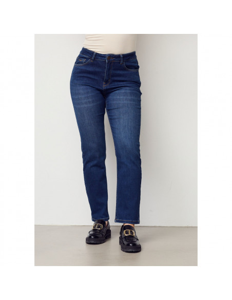 Isay Monza Straight Jeans 624 Monza Mid Denim