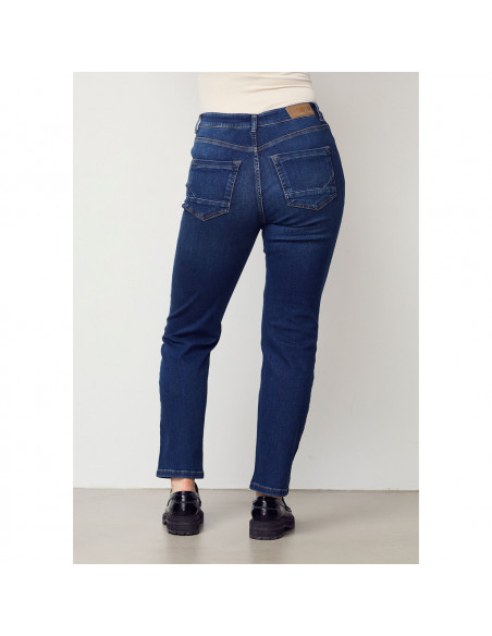 Isay Monza Straight Jeans 624 Monza Mid Denim