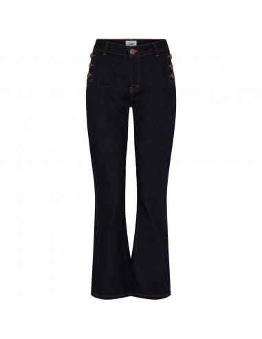 Isay Como Button Jeans K97 Unwashed Denim