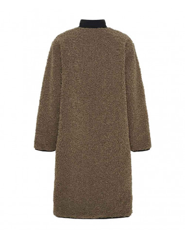 Isay Jenka Reversible Coat Taupe