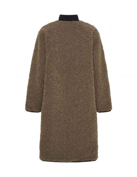 Isay Jenka Reversible Coat Taupe