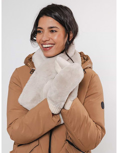 Rino and Pelle Oxo Faux Fur Gloves