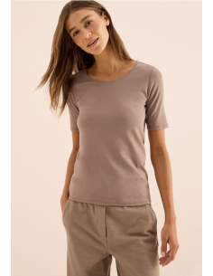 Cecil Lena T-Shirt Cocoa Taupe 317516