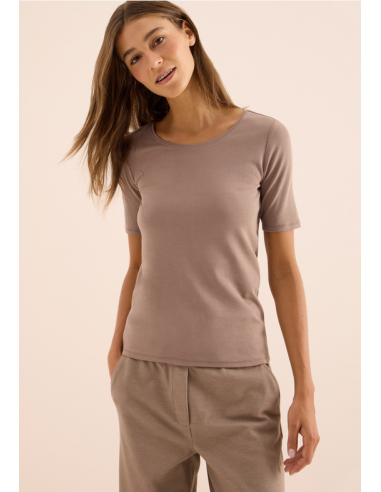 Cecil Lena T-Shirt Cocoa Taupe 317516