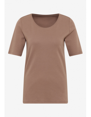 Cecil Lena T-Shirt Cocoa Taupe 317516
