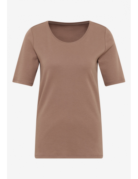 Cecil Lena T-Shirt Cocoa Taupe 317516