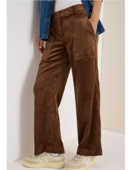 Cecil Style Neele Corduroy Big Rib 380043 Mocha Caramell