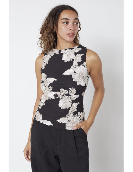 Sisters Point Sis Top Black/Champagne