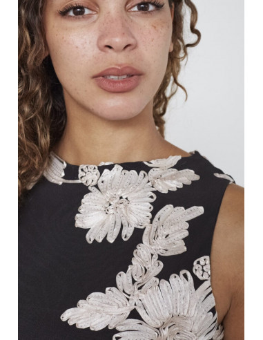 Sisters Point Sis Top Black/Champagne