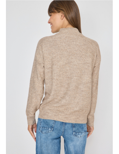 Cecil Troyer with Cable Detail 303455 Toffee Cream