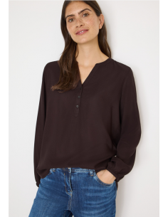 Cecil Solid Blouse 346110 Tartufo Brown