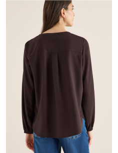 Cecil Solid Blouse 346110 Tartufo Brown 2