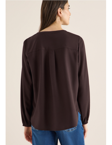 Cecil Solid Blouse 346110 Tartufo Brown