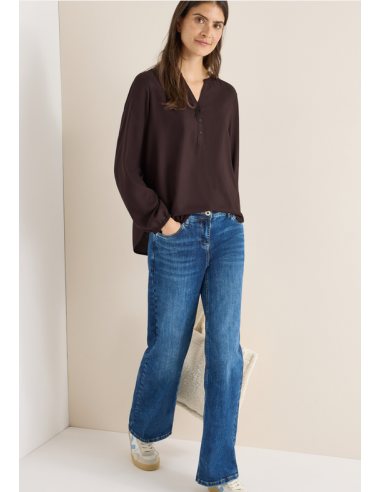 Cecil Solid Blouse 346110 Tartufo Brown