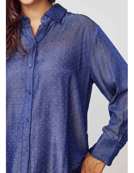 Isay Kate Shirt Blue Shine