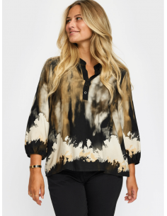 2-Biz ELINE Blus Black Wave