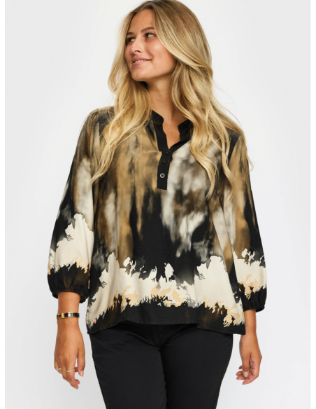 2-Biz ELINE Blus Black Wave