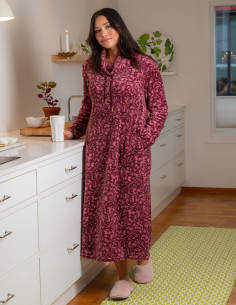 Trofe Sketch Dress Vinröd