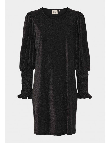 Isay Barbel Dress Black Silver