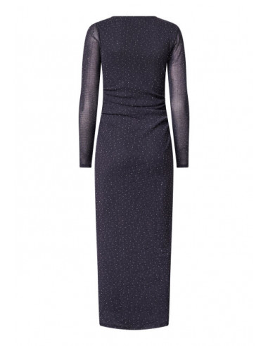 Sisters Point Esme Dress Black/Silver