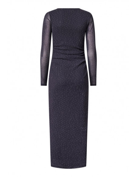 Sisters Point Esme Dress Black/Silver