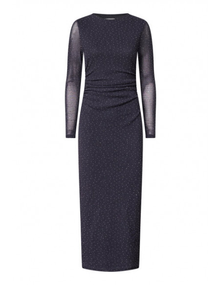 Sisters Point Esme Dress Black/Silver