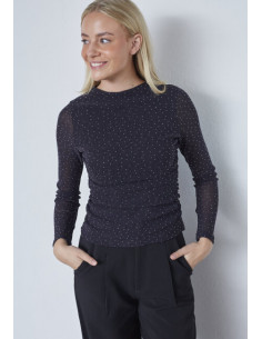 Sisters Point Esme Top Black/Silver