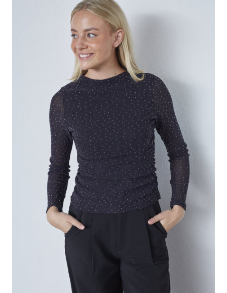 Sisters Point Esme Top Black/Silver