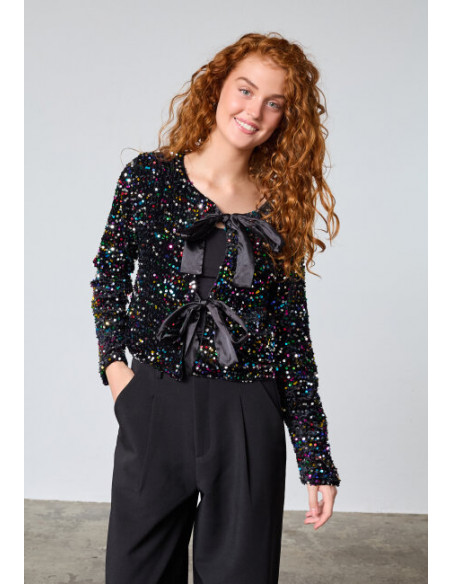 Sisters Point Nell Top Black Multi