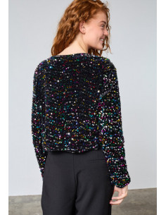 Sisters Point Nell Top Black Multi 2