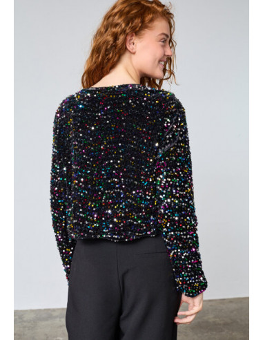 Sisters Point Nell Top Black Multi