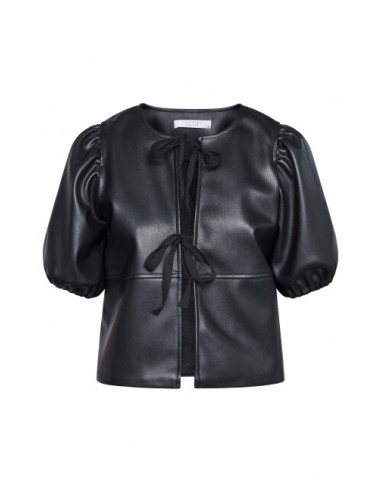 Sisters Point Nell Fusk Skinn Top Svart