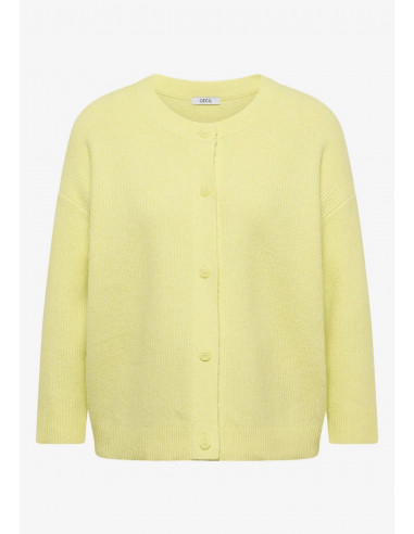 CECIL Tos Short Cardigan yellow