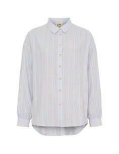 Isay Liane Shirt Light Blue Stripe 2