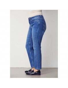 Isay Monza Straight Jeans Light Blue Denim