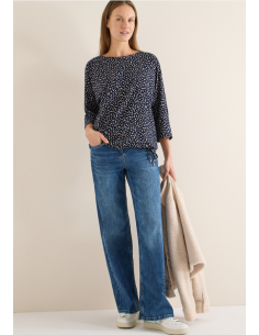 Cecil Minimal AOP Shape 324550 Universal Blue