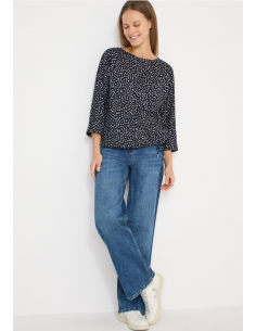 Cecil Minimal AOP Shape 324550 Universal Blue 2