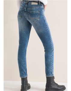 Cecil Style Scarlett Jogg Mid Blue 380539 Mid blue used wash