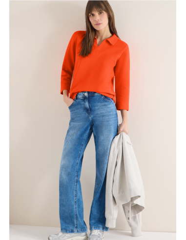 Cecil Structured Poloshirt 324648 Cherry Tomato