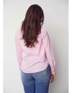 Isay Bellis Striped Shirt Light Rose Stripe