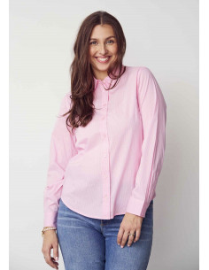 Isay Bellis Striped Shirt Light Rose Stripe 2