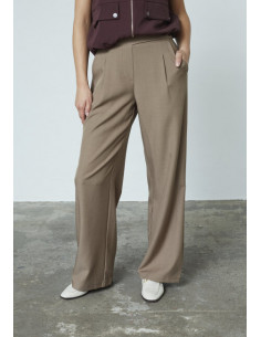 Sisters Point Viksa Pants Dark Sand Melange