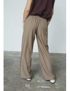 Sisters Point Viksa Pants Dark Sand Melange 2