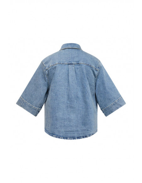Sisters Point Olea Jacket Mid Blue