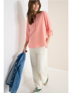 Cecil Stripe Blouse 346354 Cherry Tomato