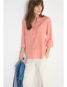Cecil Stripe Blouse 346354 Cherry Tomato 2