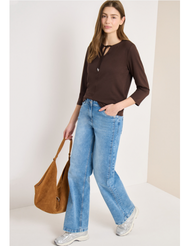 Cecil TOS Solid Tunic 324815 Macchiato Brown