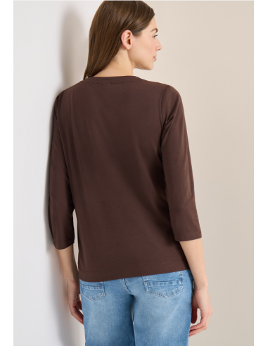 Cecil TOS Solid Tunic 324815 Macchiato Brown
