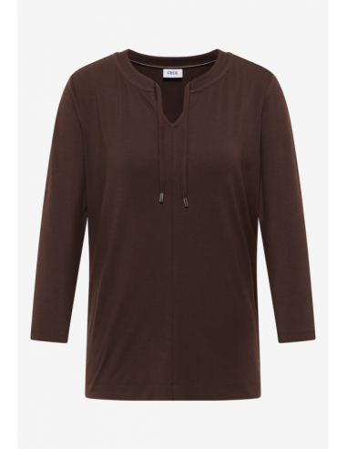 Cecil TOS Solid Tunic 324815 Macchiato Brown