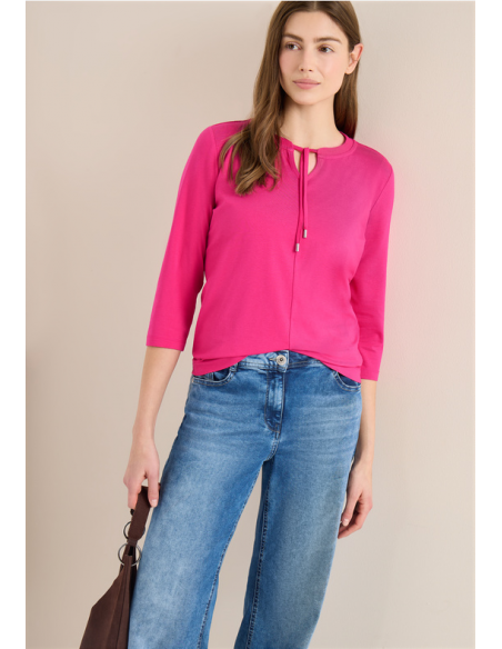 Cecil TOS Solid Tunic 324815 Beetroot Pink